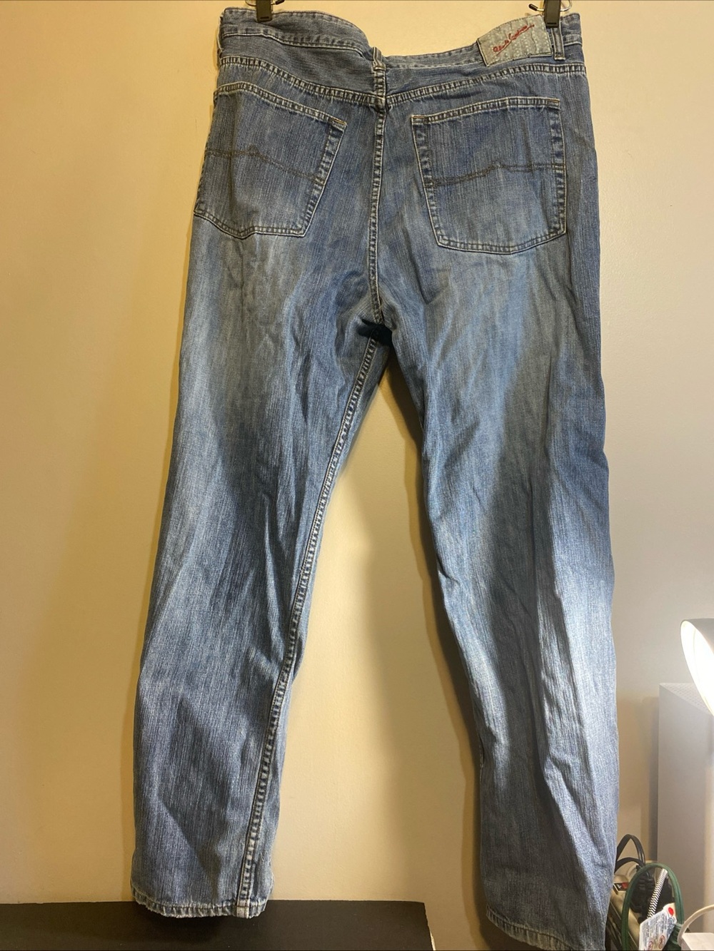 Vintage Robert Graham Jeans Men’s Size 40 Light Wash Blue Straight Leg Baggy Y2K